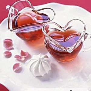 Drinking Rose Tea After Breakfast