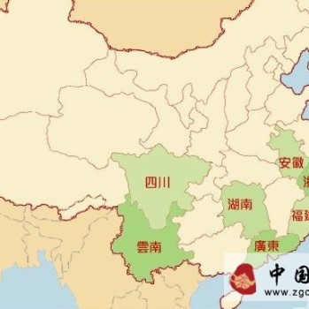 Eight Major Tea Regions in Ancient China