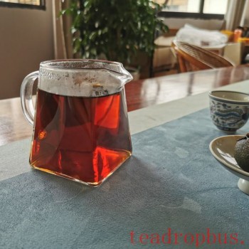 The Production Process of Chenpi Pu-er Tea