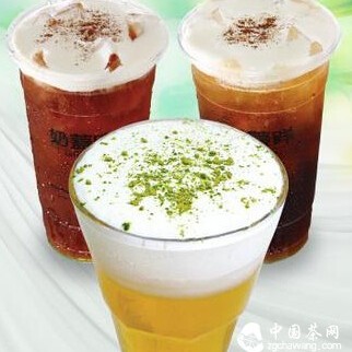 Warm up with a cup of milk cap tea on such a cold day