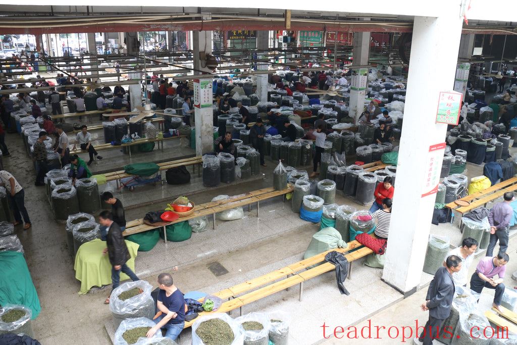Tieguanyin tea market in Anxi
