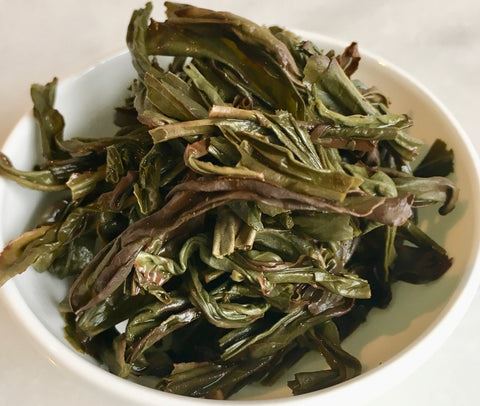 Ya Shi Xiang Blätter nach mehrfachem Aufguss
