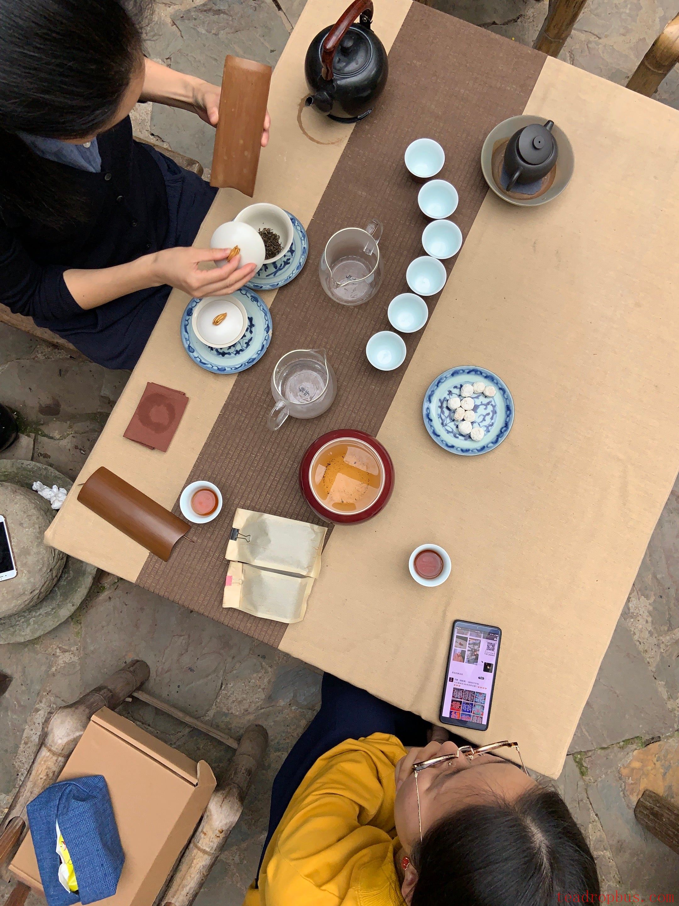 Gongfu cha in Sanbao village Jackson Li