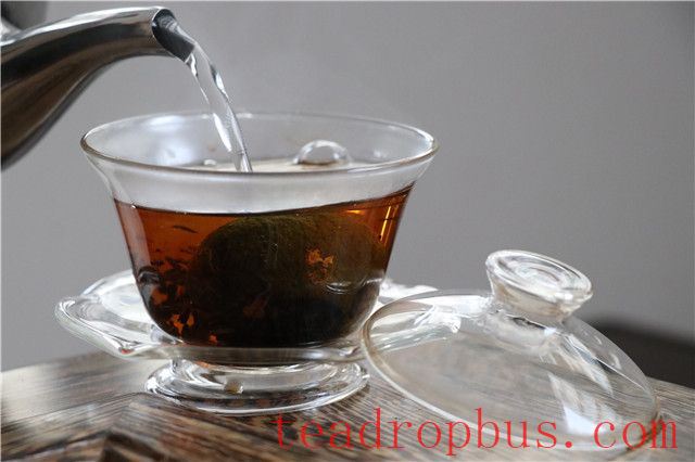 Brewing Method for Small Green Tangerine Pu'er Tea, How to Brew Small Green Tangerine Pu'er Tea-3