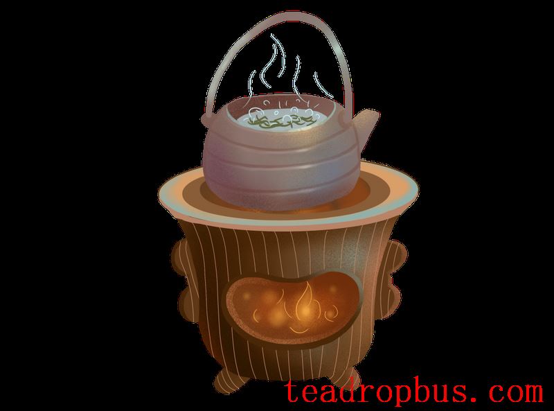 How did ancient people brew tea with continuously boiling water?-2