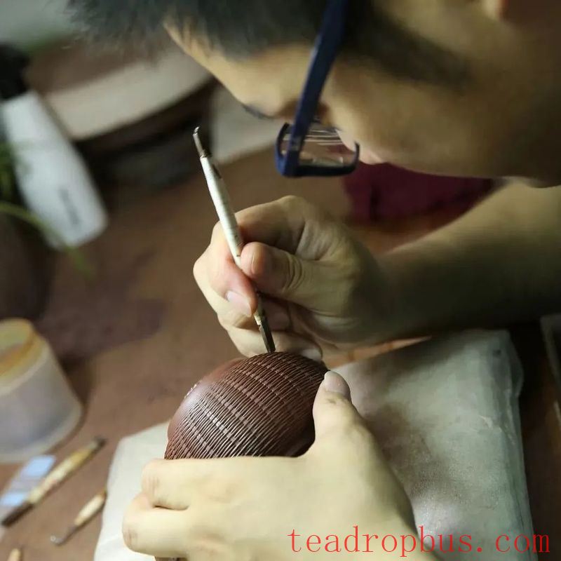 Have you ever seen a Yixing teapot woven with 