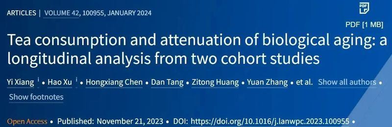 International Renowned Journal Publishes Article: Tea Drinkers Age More Gracefully Than Non-Drinkers-3
