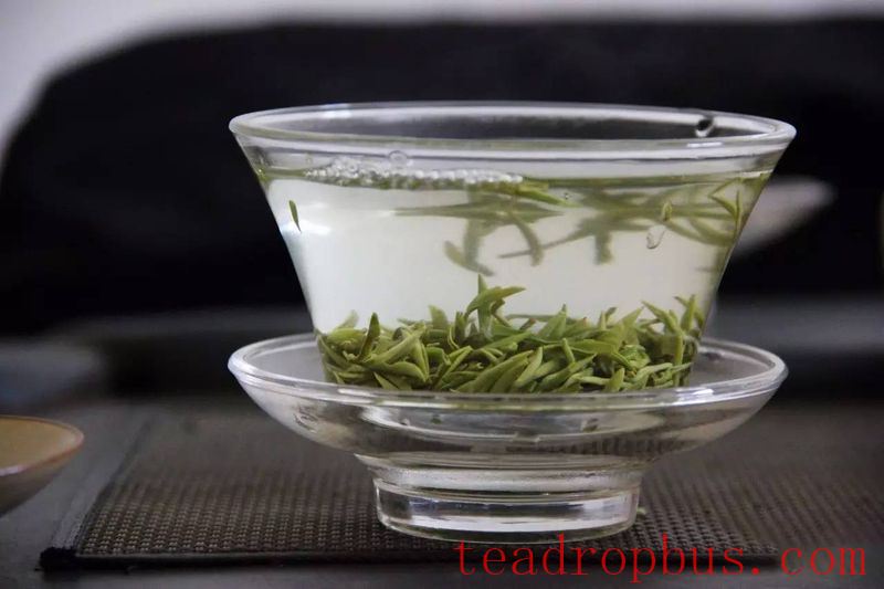 I must say, the fragrance of green tea brewed in a gaiwan far exceeds that of a glass cup!-1